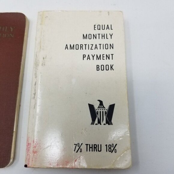 1969 1979 Vintage Monthly Loan Amortization Payment Books 6% to 10% & 7%-18% - Picture 2 of 10